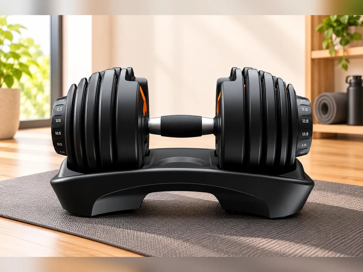 Adjustable Dumbbell Pair, 2.5 to 24 kg, photo 1 of 2