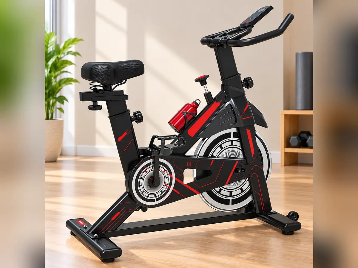 Belt-Drive Spin Bike with 10 kg Flywheel