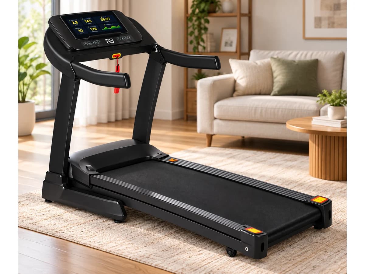 6 HP Foldable Treadmill with 25-Level Auto Incline, photo 1 of 3