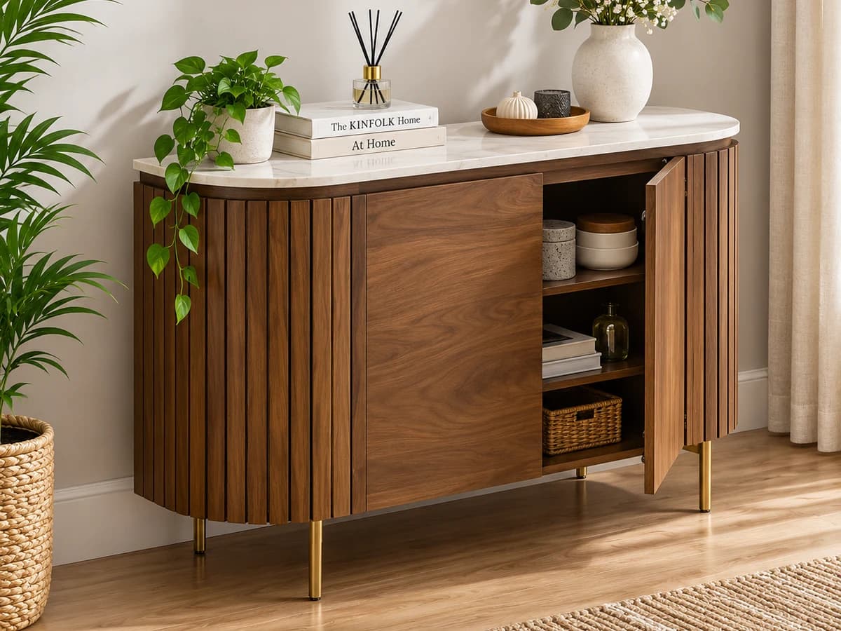 Marble-Top Sideboard, photo 1 of 2