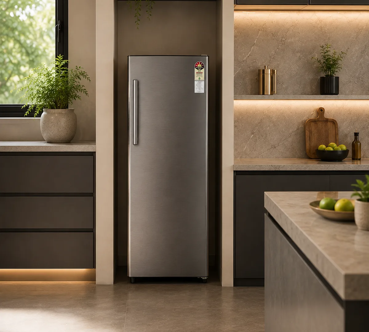 Single door fridge