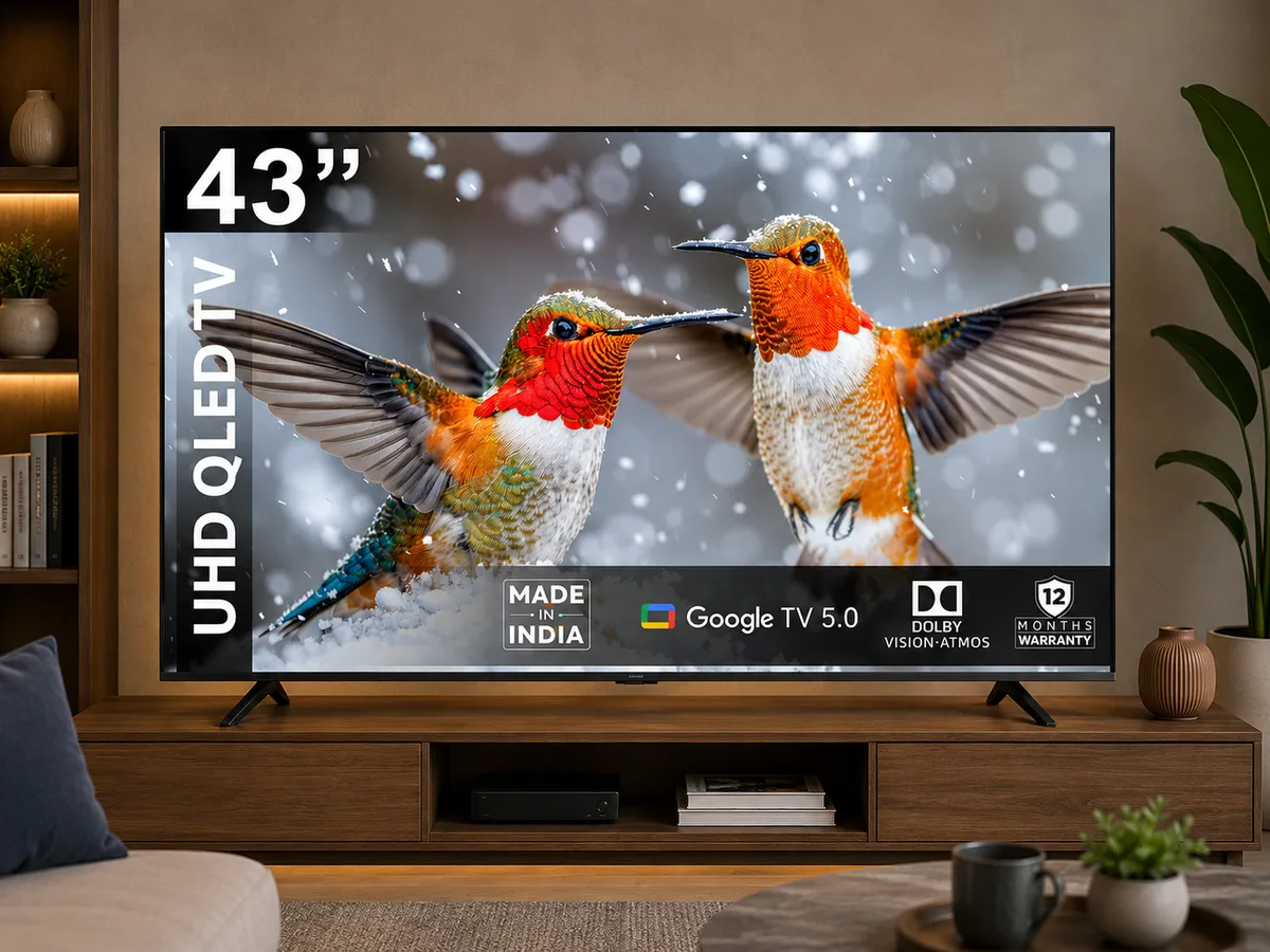 Croma 43" QLED 4K Google TV