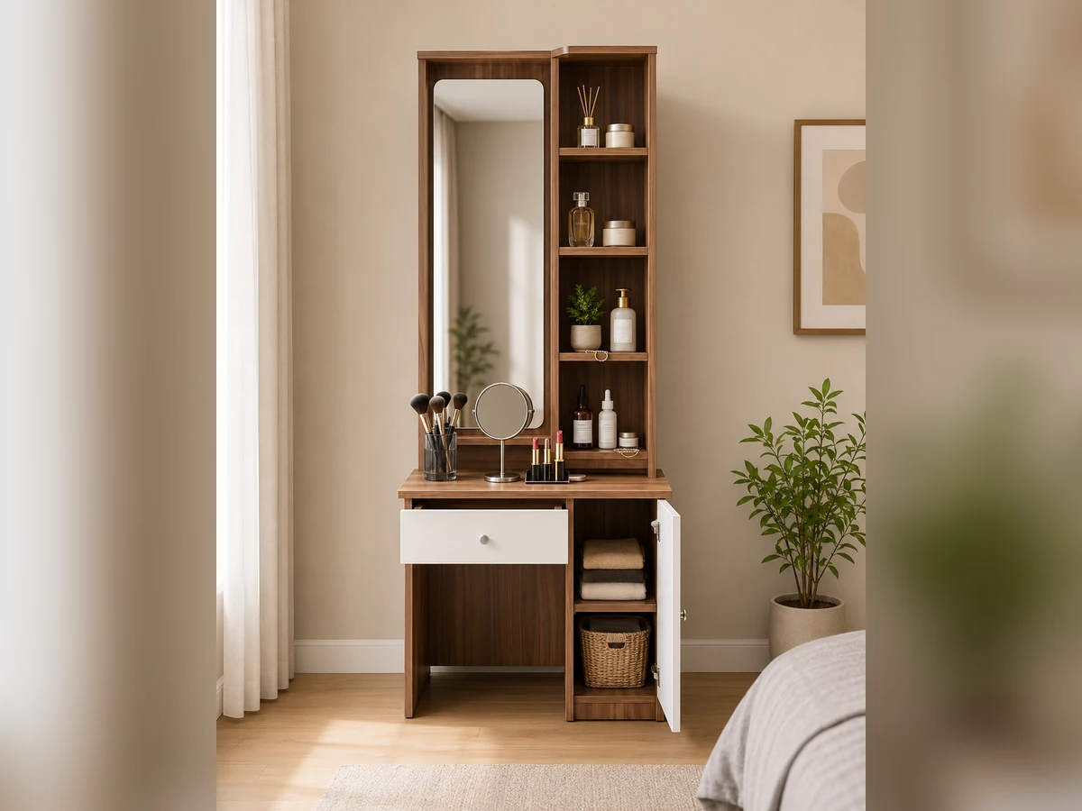 Dressing Table with Mirror & Storage