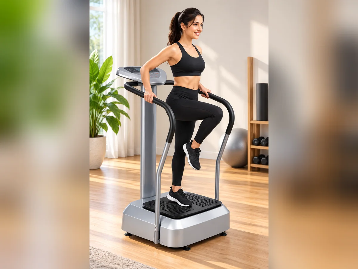 Full Body Vibration Platform with LCD Display and 10 Programmes, photo 1 of 3