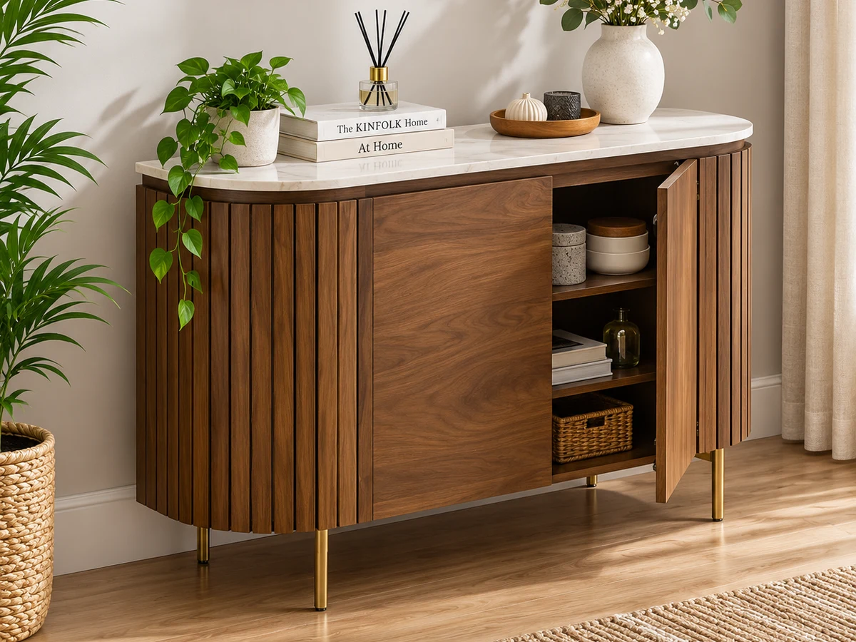 Marble-Top Sideboard, photo 1 of 2