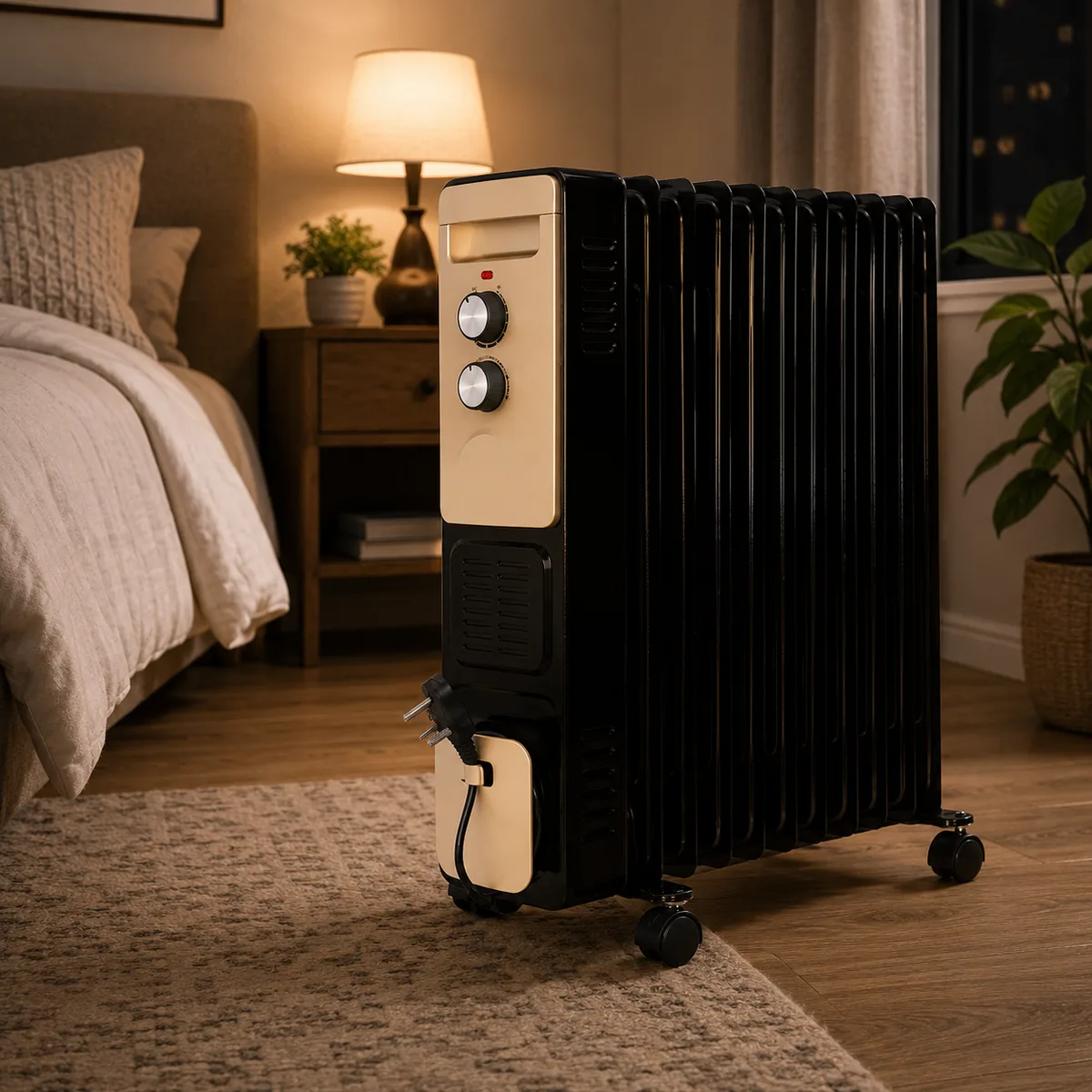 13-Fin Oil Filled Room Heater with PTC Fan