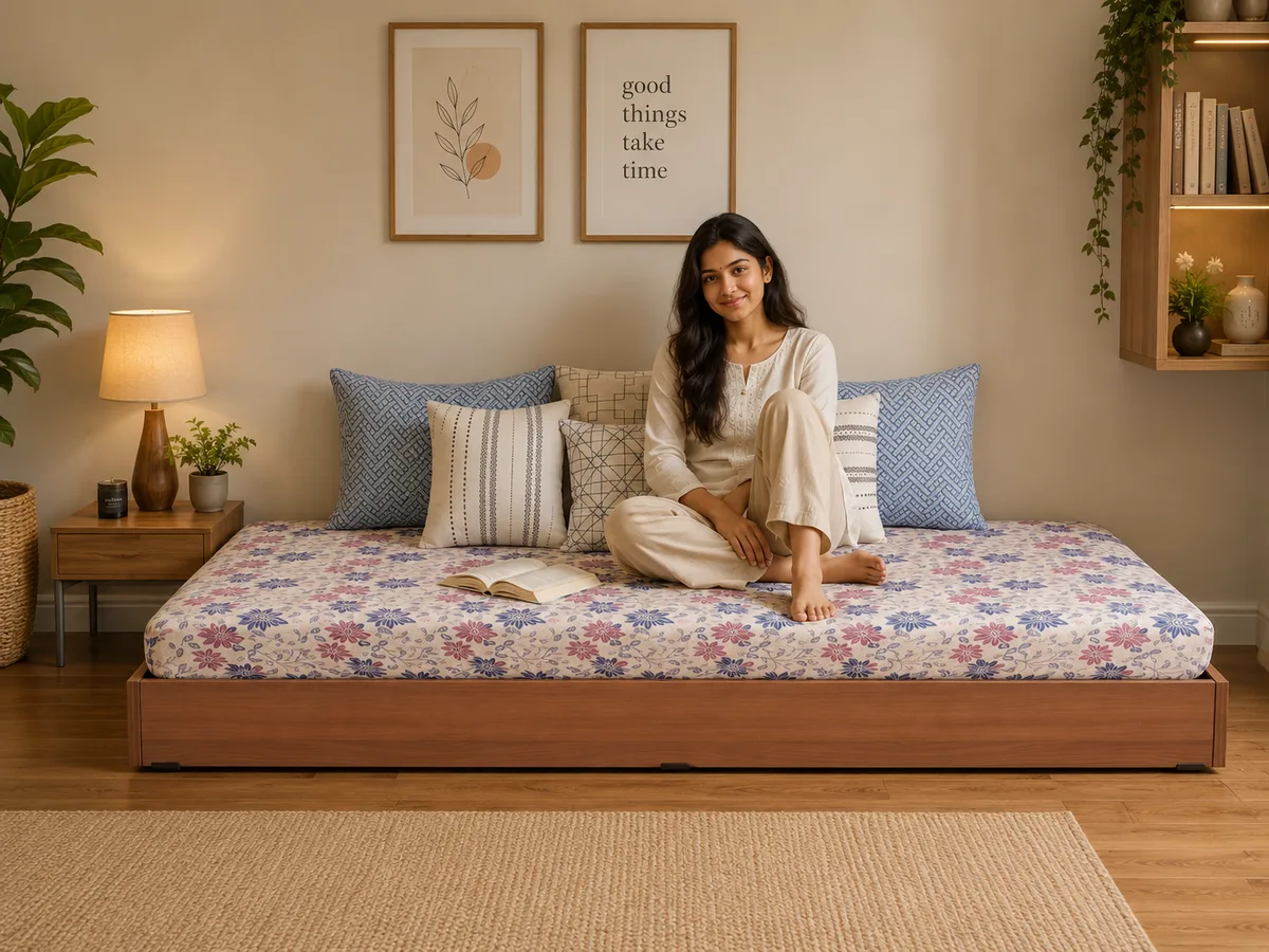 Single Floor Bed without Mattress, photo 1 of 3